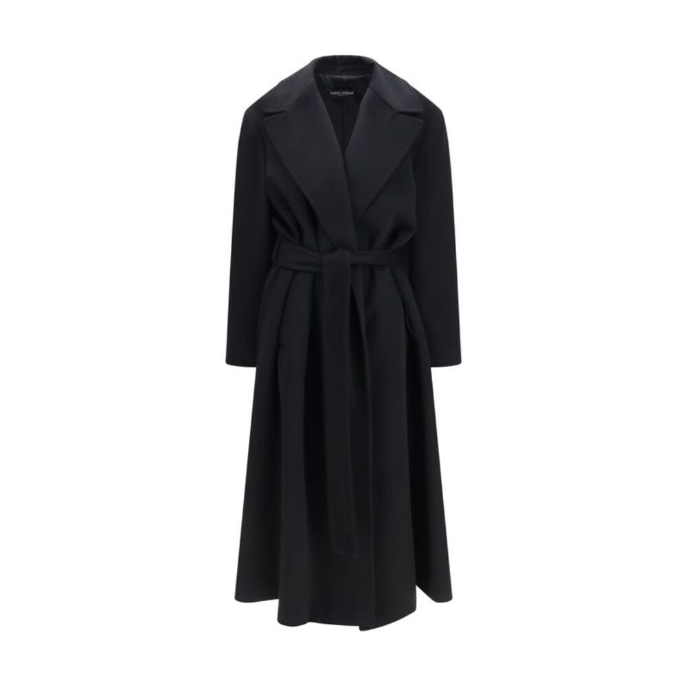 Dolce & Gabbana Women Long Virgin Wool Coat